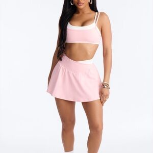 Fashion Nova Serve Looks Layered Skirt Set